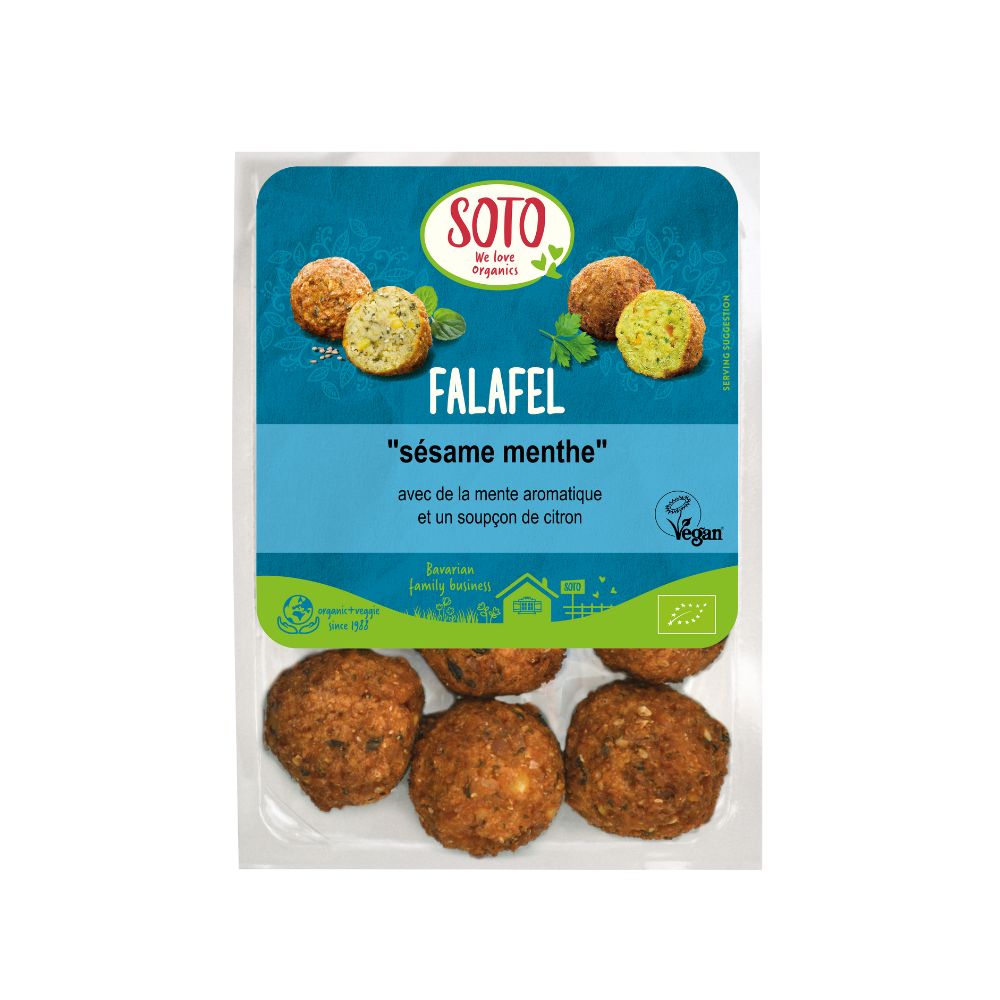 Falafels sésame menthe bio