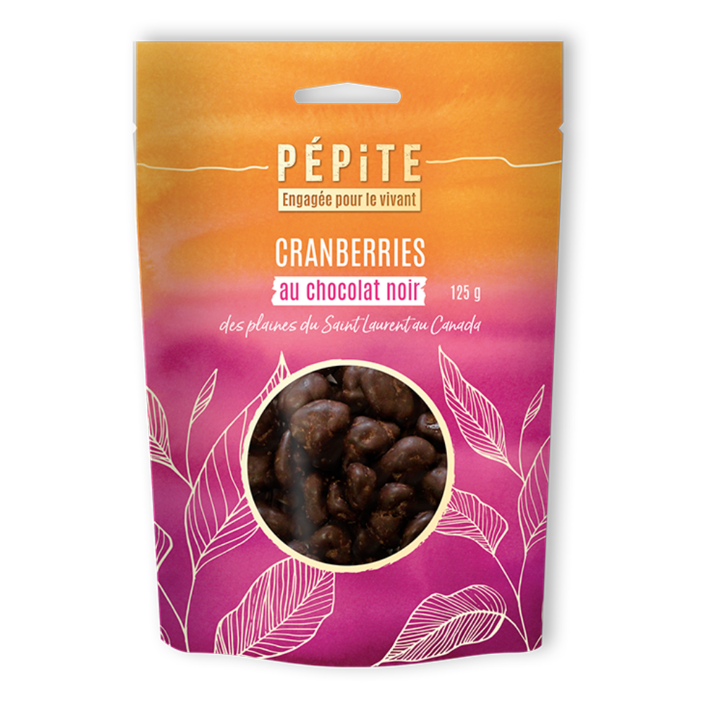 Cranberries du Canada au chocolat noir bio