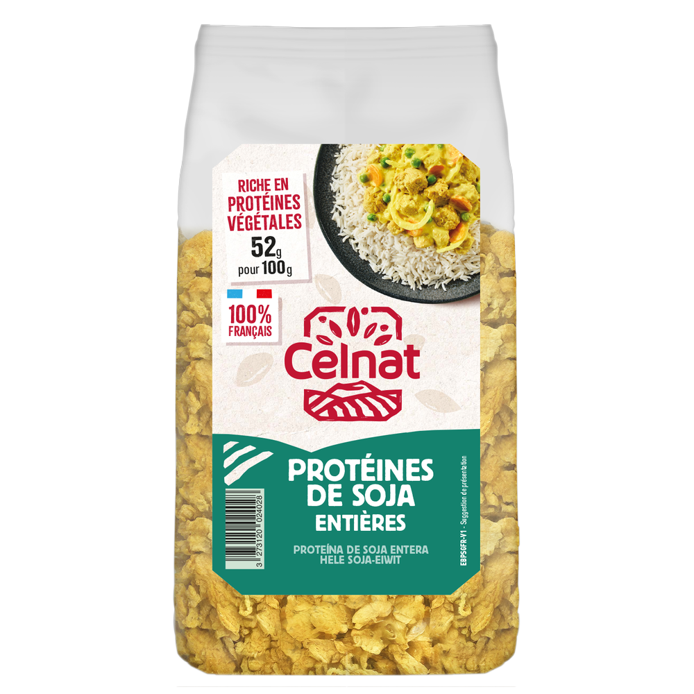 Protéines de soja entières bio