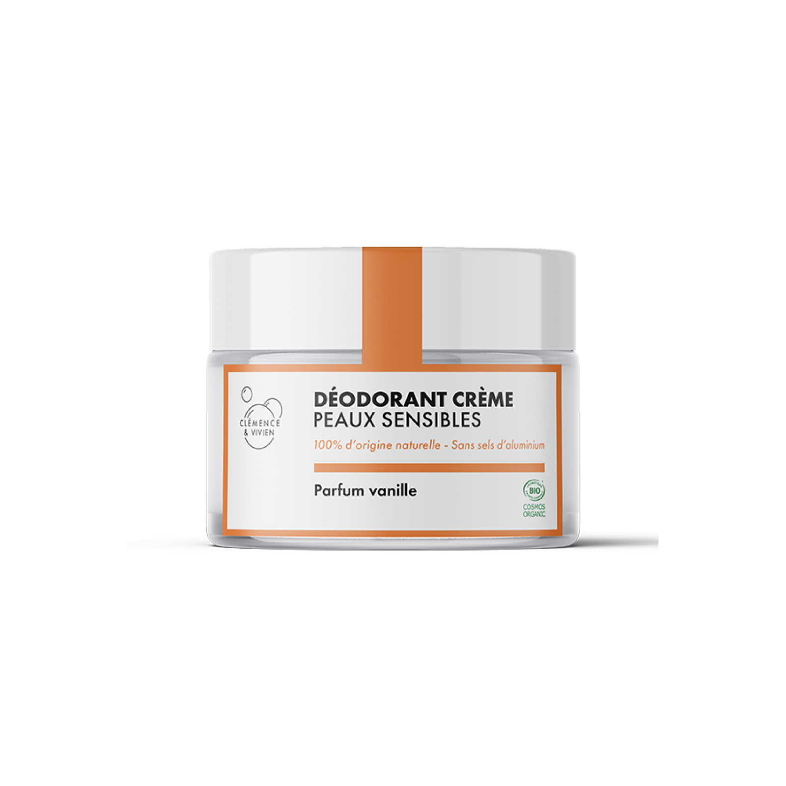 Déodorant crème peau sensible vanille