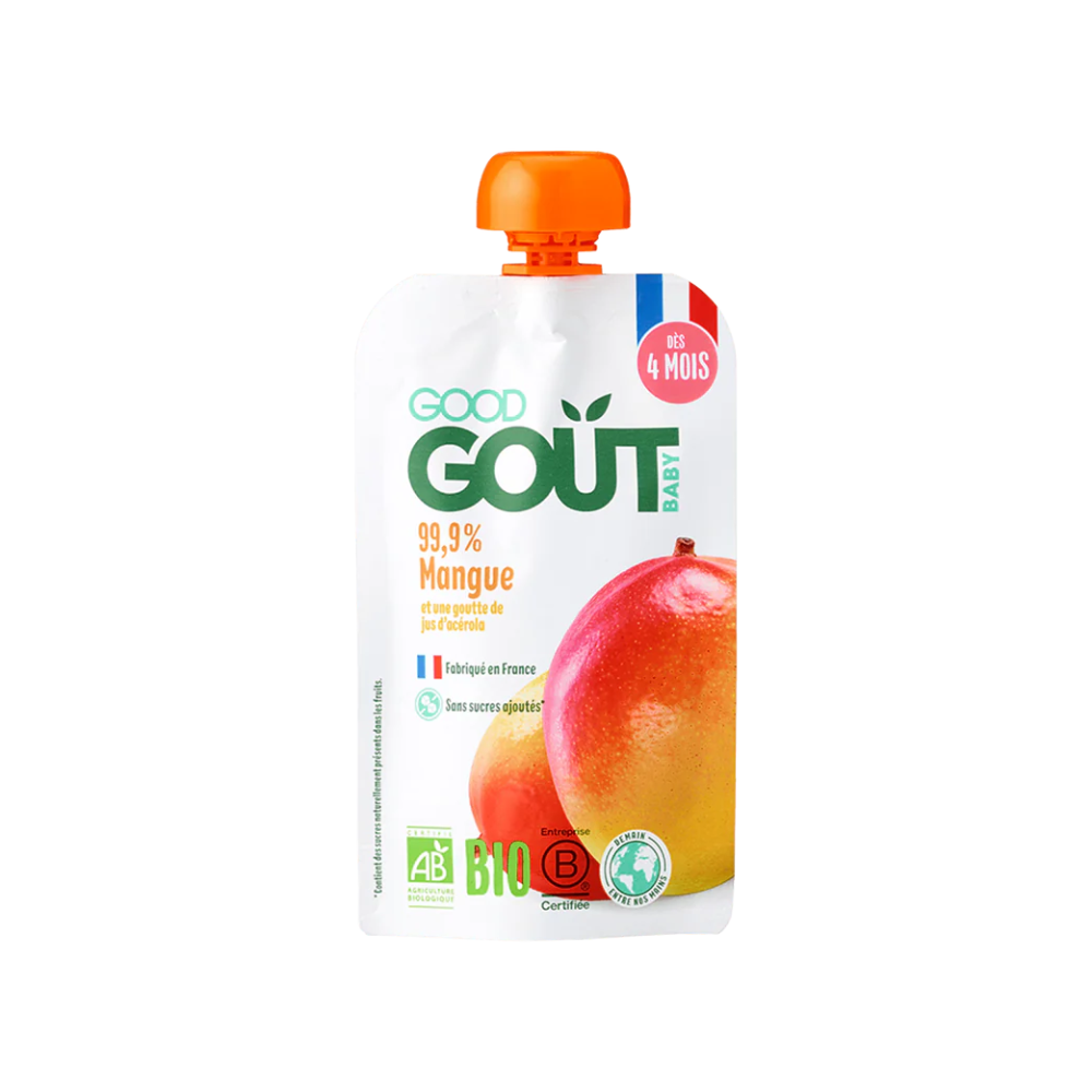 Gourde mangue (dès 4 mois) bio