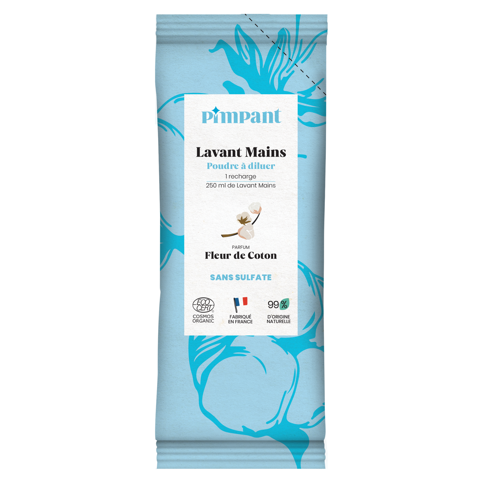 Recharge gel lavant main en poudre à diluer
