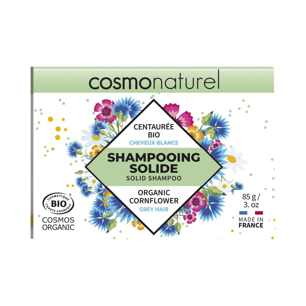 Shampoing solide cheveux blancs centaurée - certifié bio