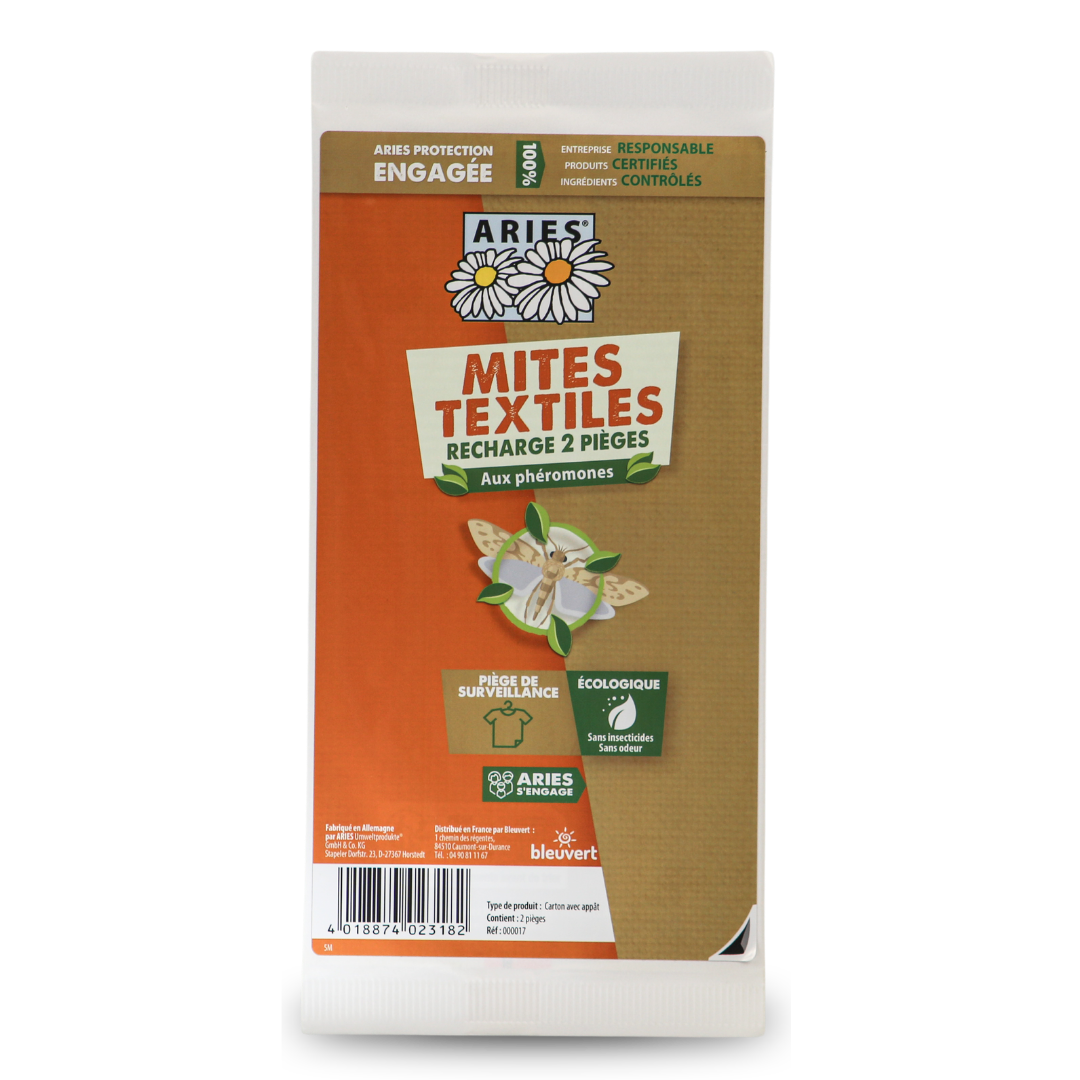 Recharge pour pièges pour mites textiles x 2