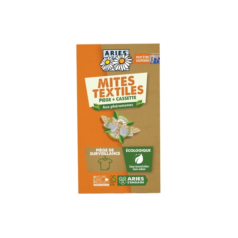 Piège rechargeable pour mites textiles