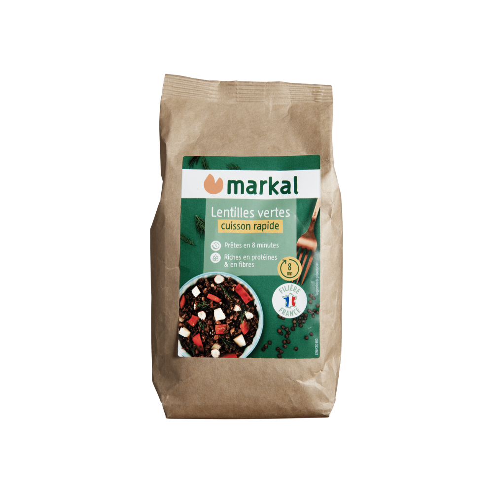 Lentilles vertes cuisson rapide bio