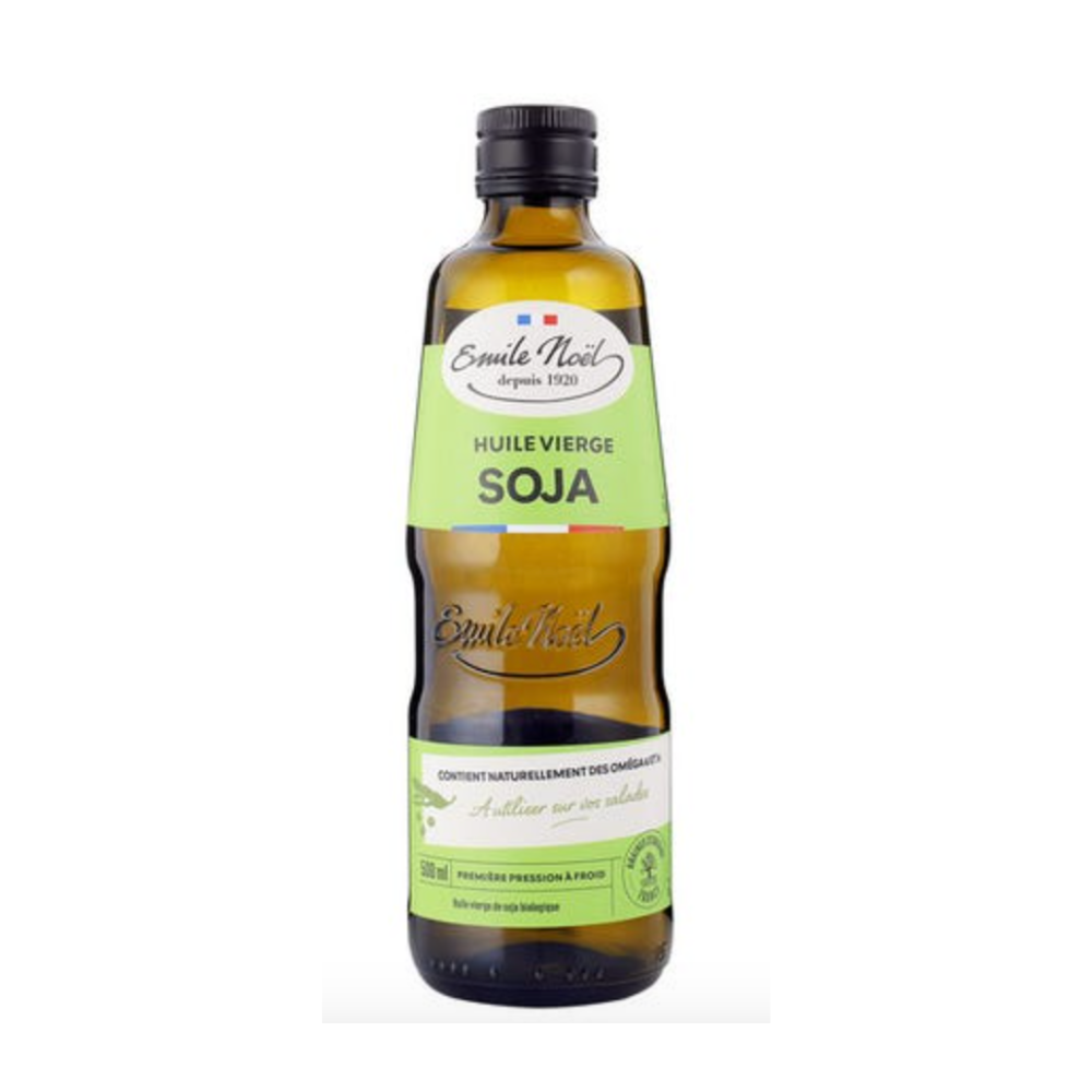 Huile vierge de soja bio