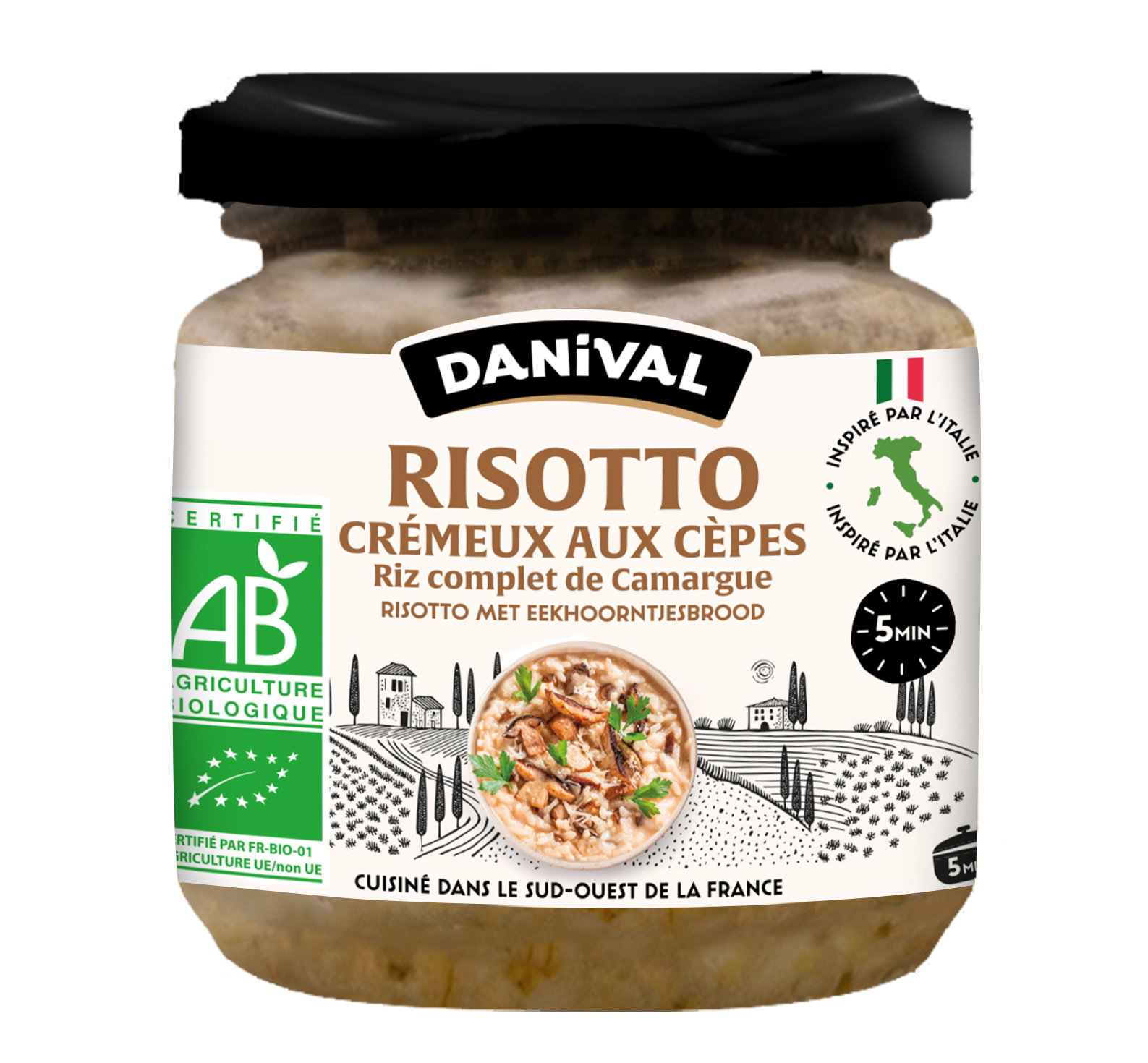 Risotto aux cèpes bio