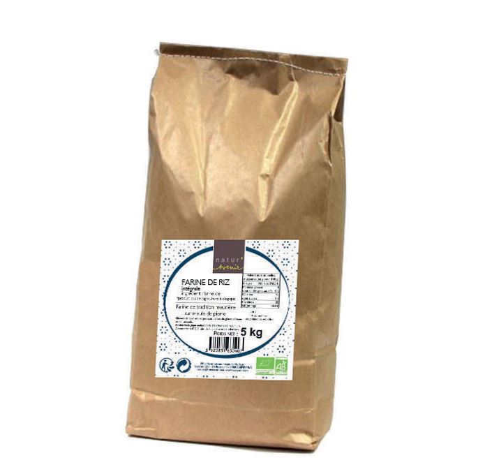 Farine de riz complet origine France bio