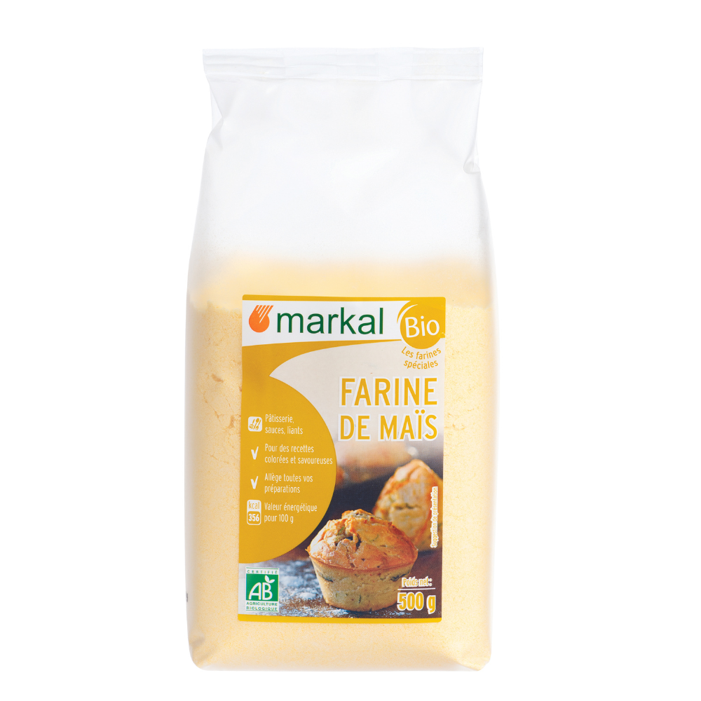 Farine de maïs bio