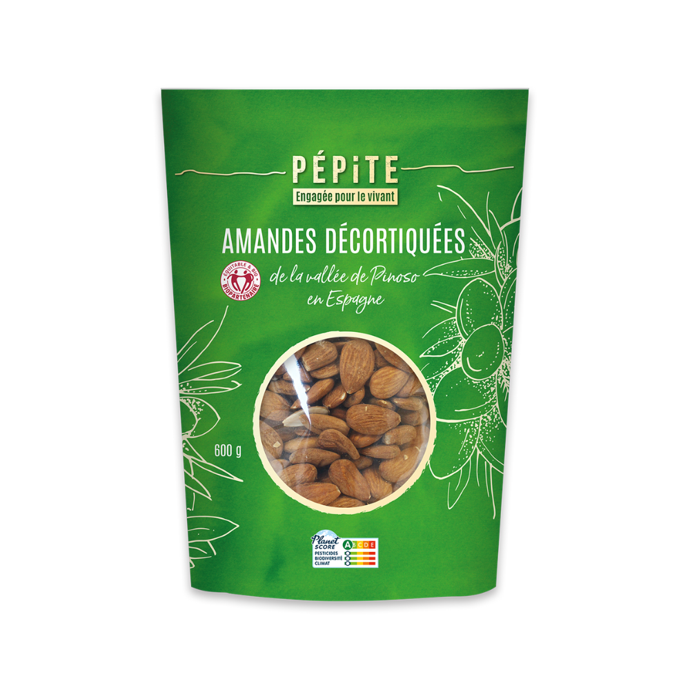 Amandes d'Espagne décortiquées bio