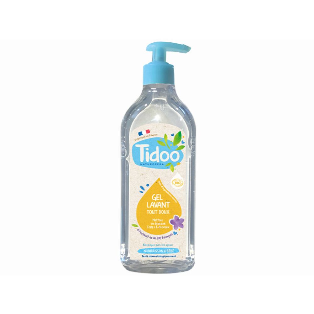 Gel lavant ultra doux à l'extrait de lin certifié bio