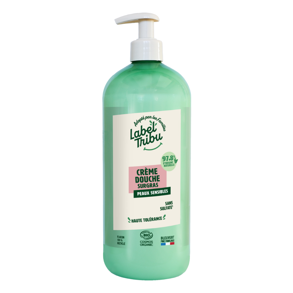 Crème de douche surgras peaux sensibles