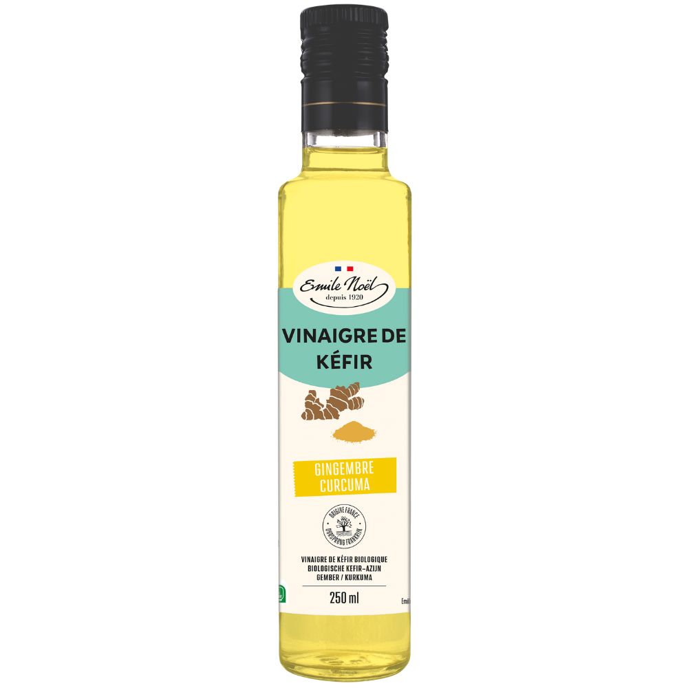Vinaigre de kéfir curcuma gingembre bio