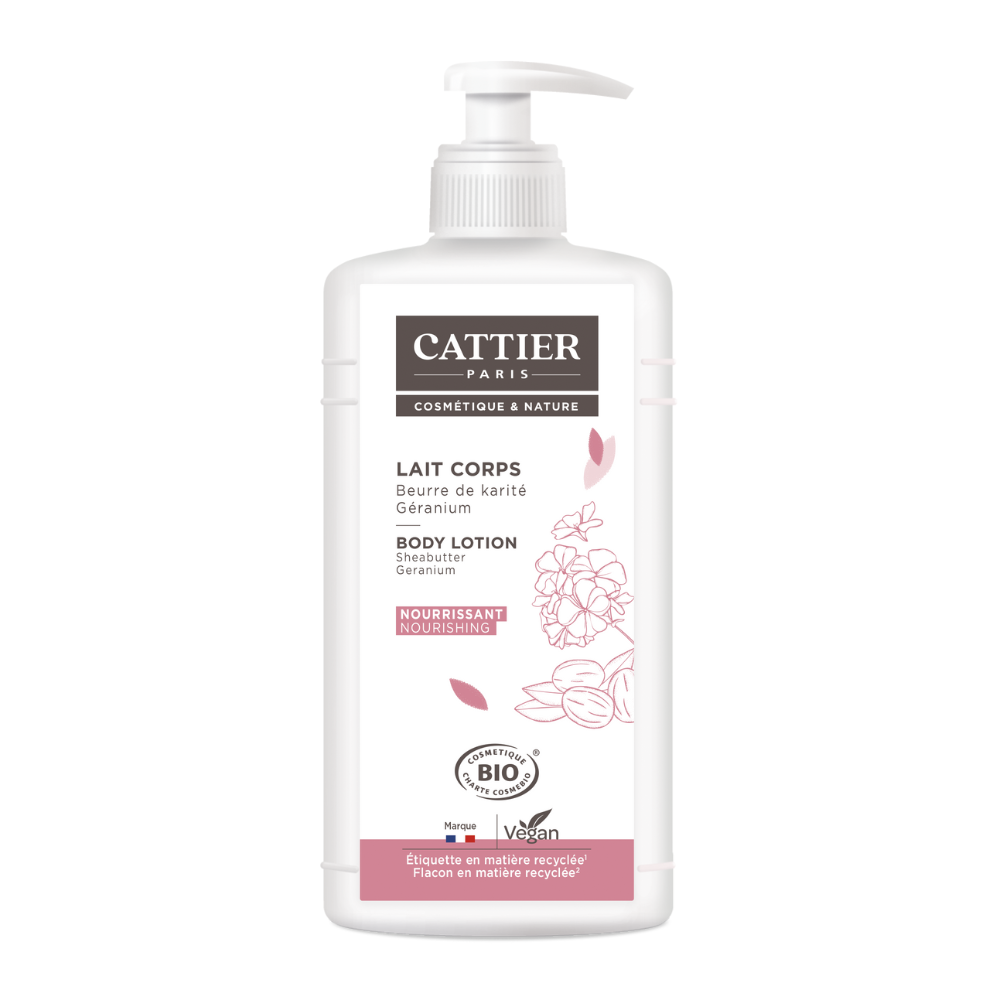 Lait nourrissant karité géranium
