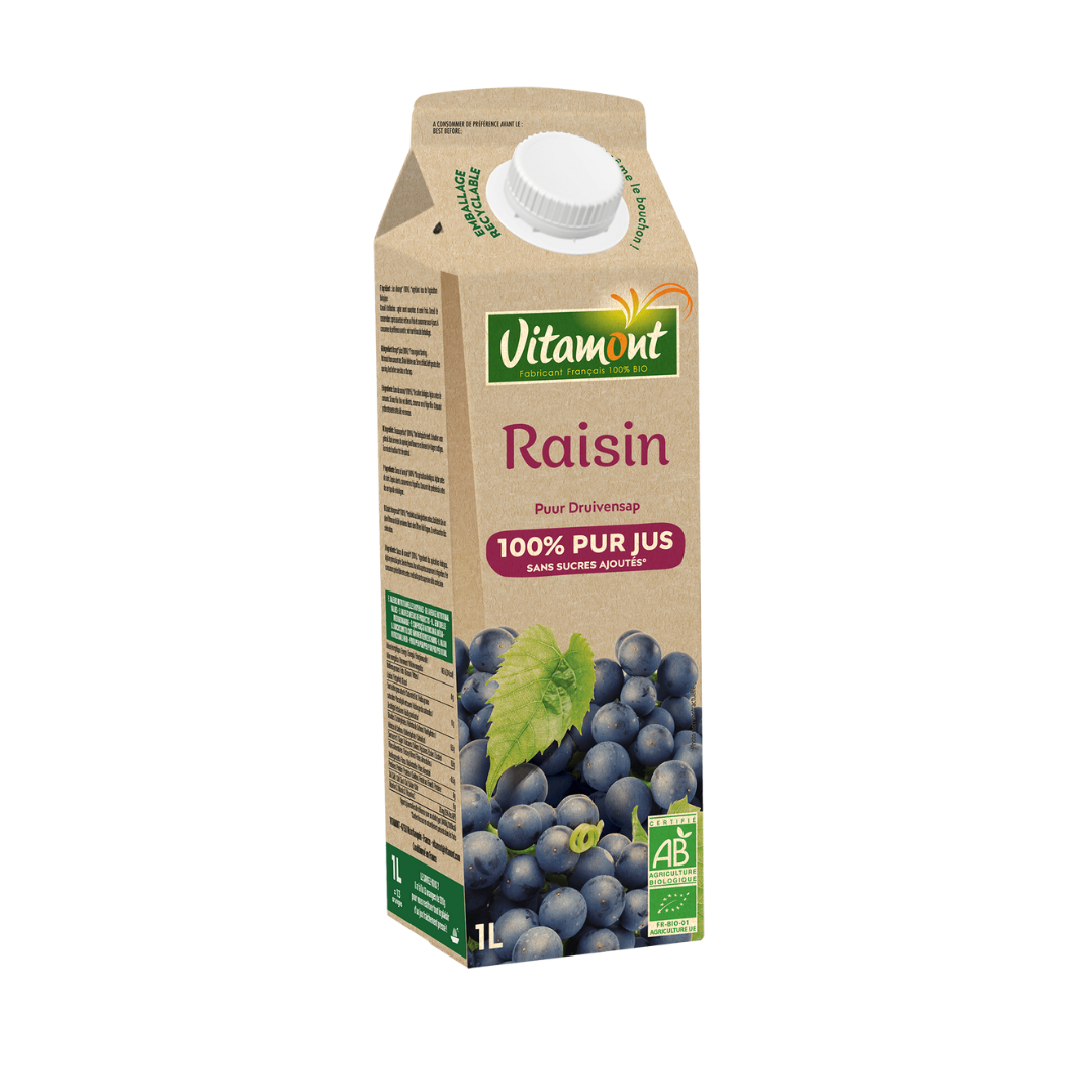 Jus de raisin rouge bio