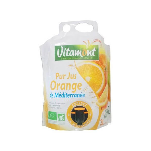 Pur jus d'orange de méditerranée bio