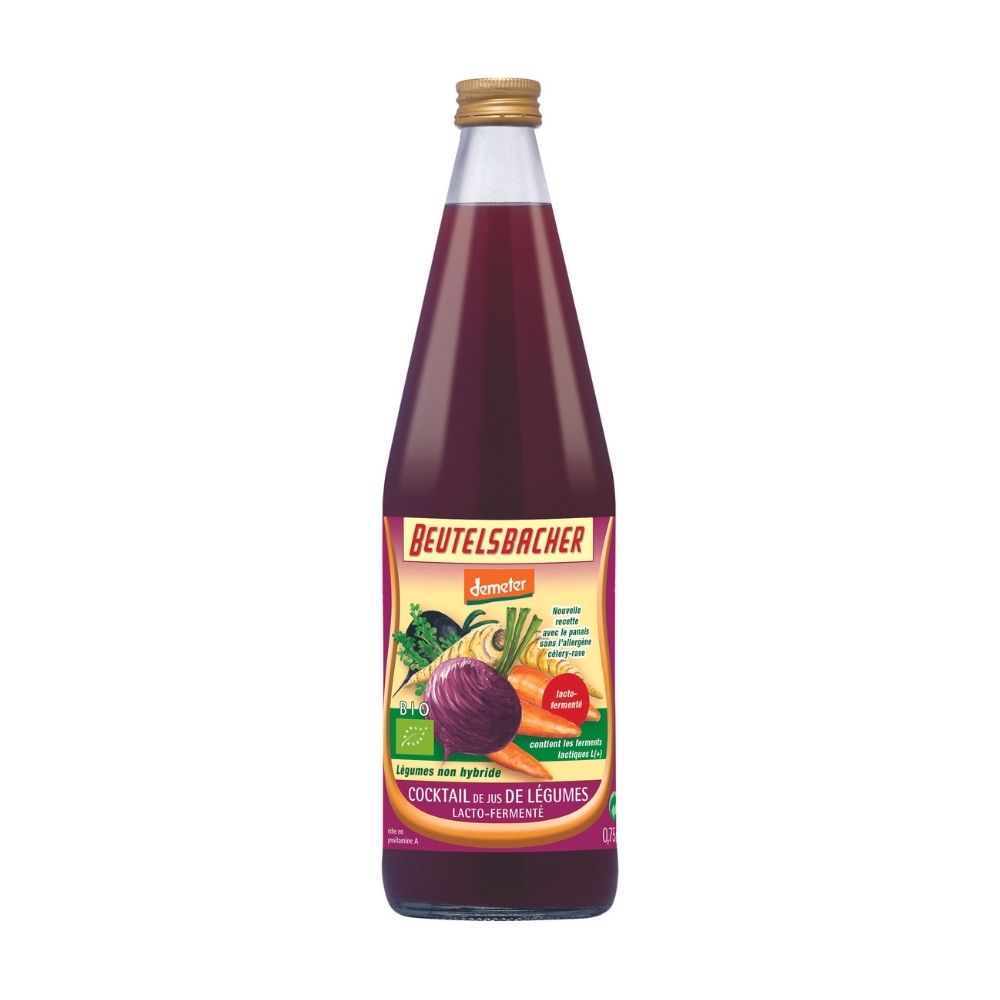 Jus cocktail de légumes lactofermenté bio