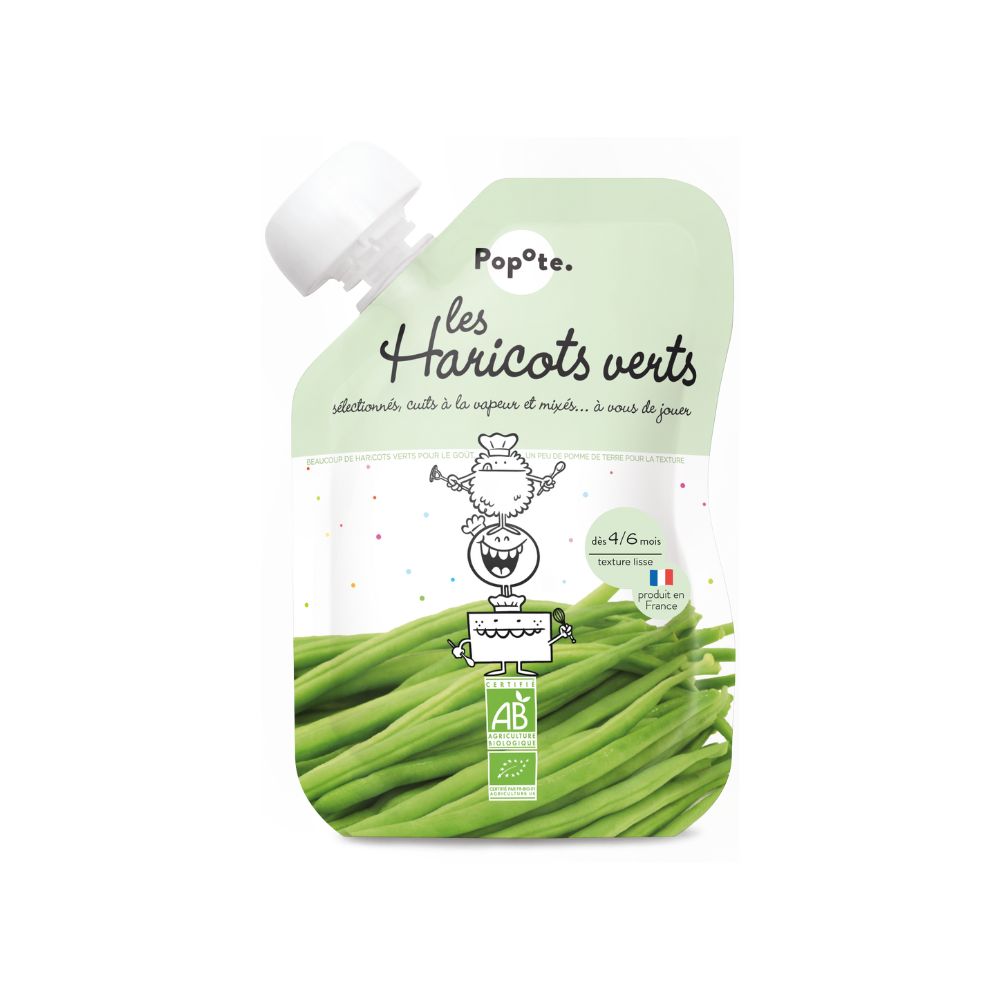 Gourde haricot vert bio (dès 4 mois)