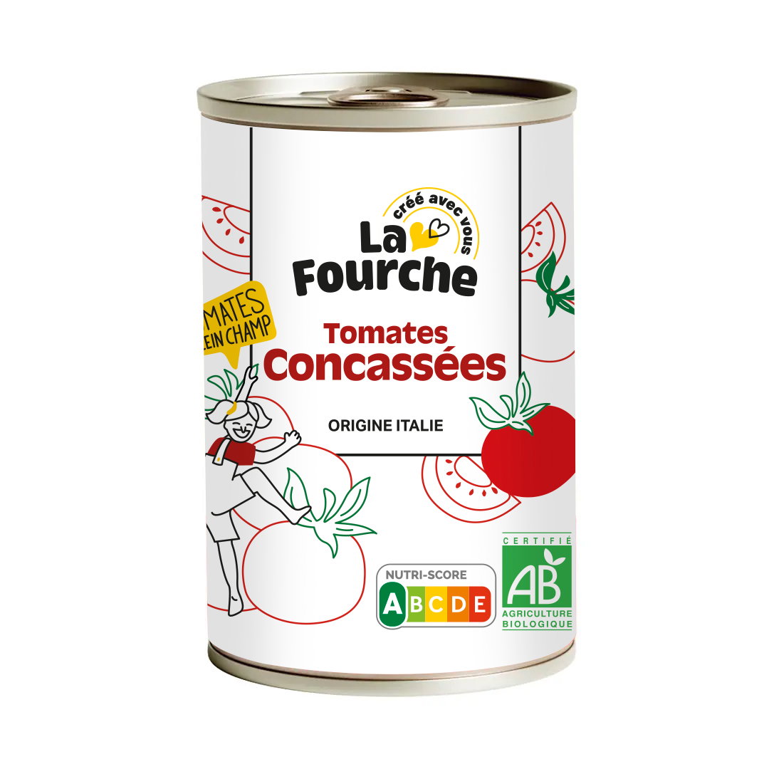 Tomates concassées bio