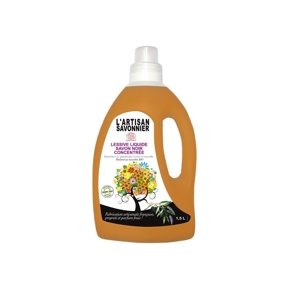 Lessive liquide au savon noir