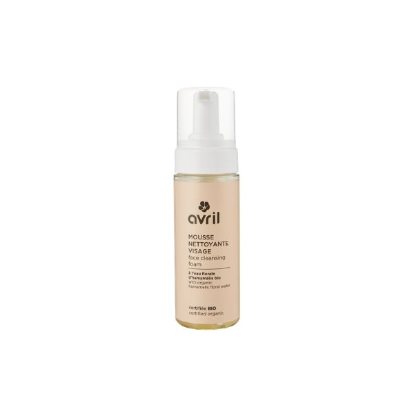 Mousse nettoyante visage certifiée bio