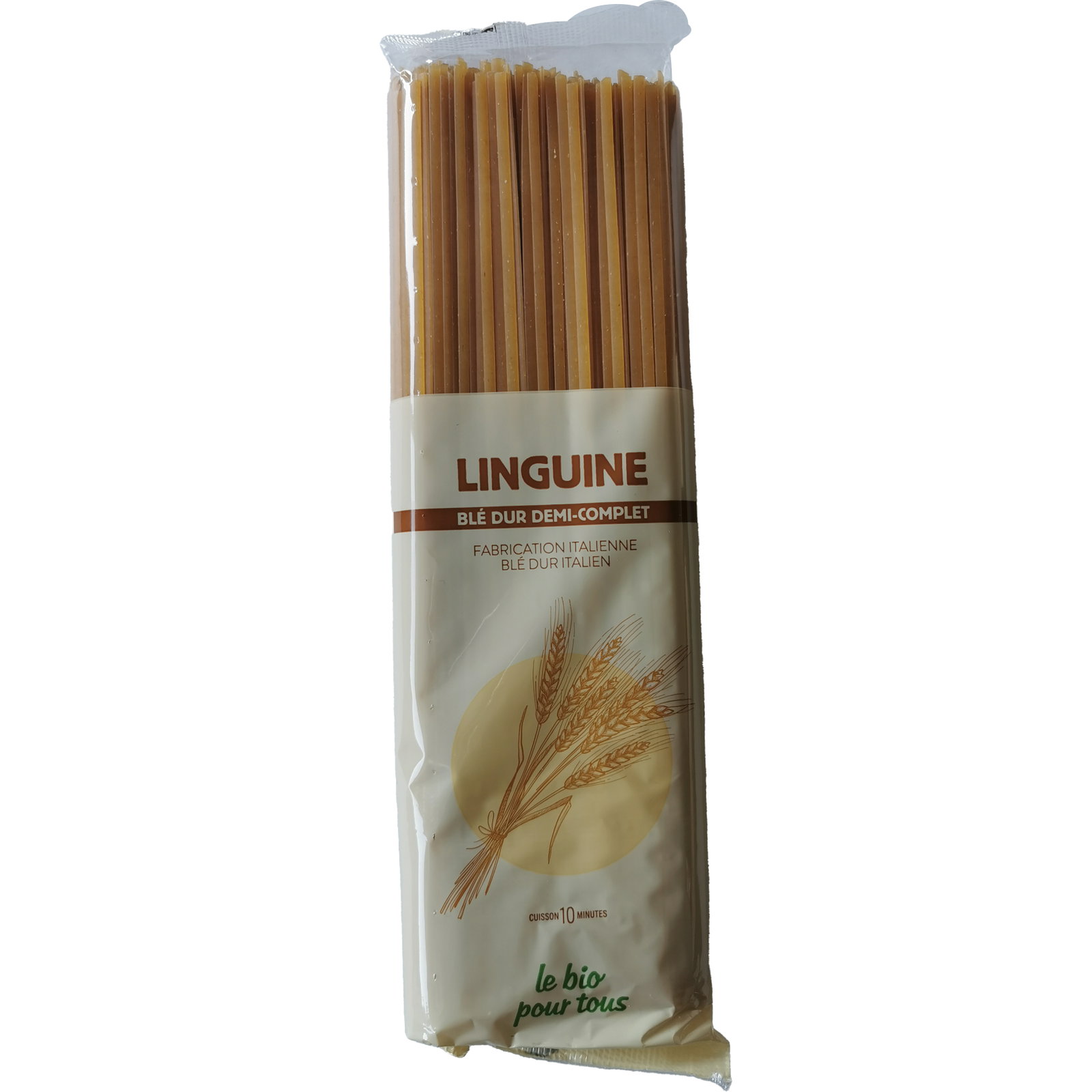 Linguine demi complet bio