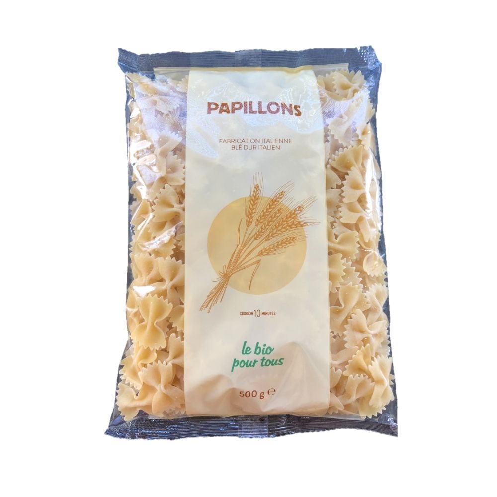 Papillons blancs bio