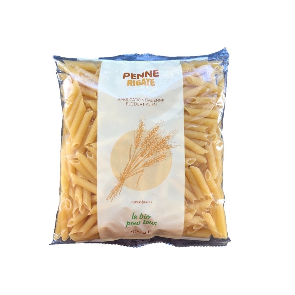 Penne blanches bio