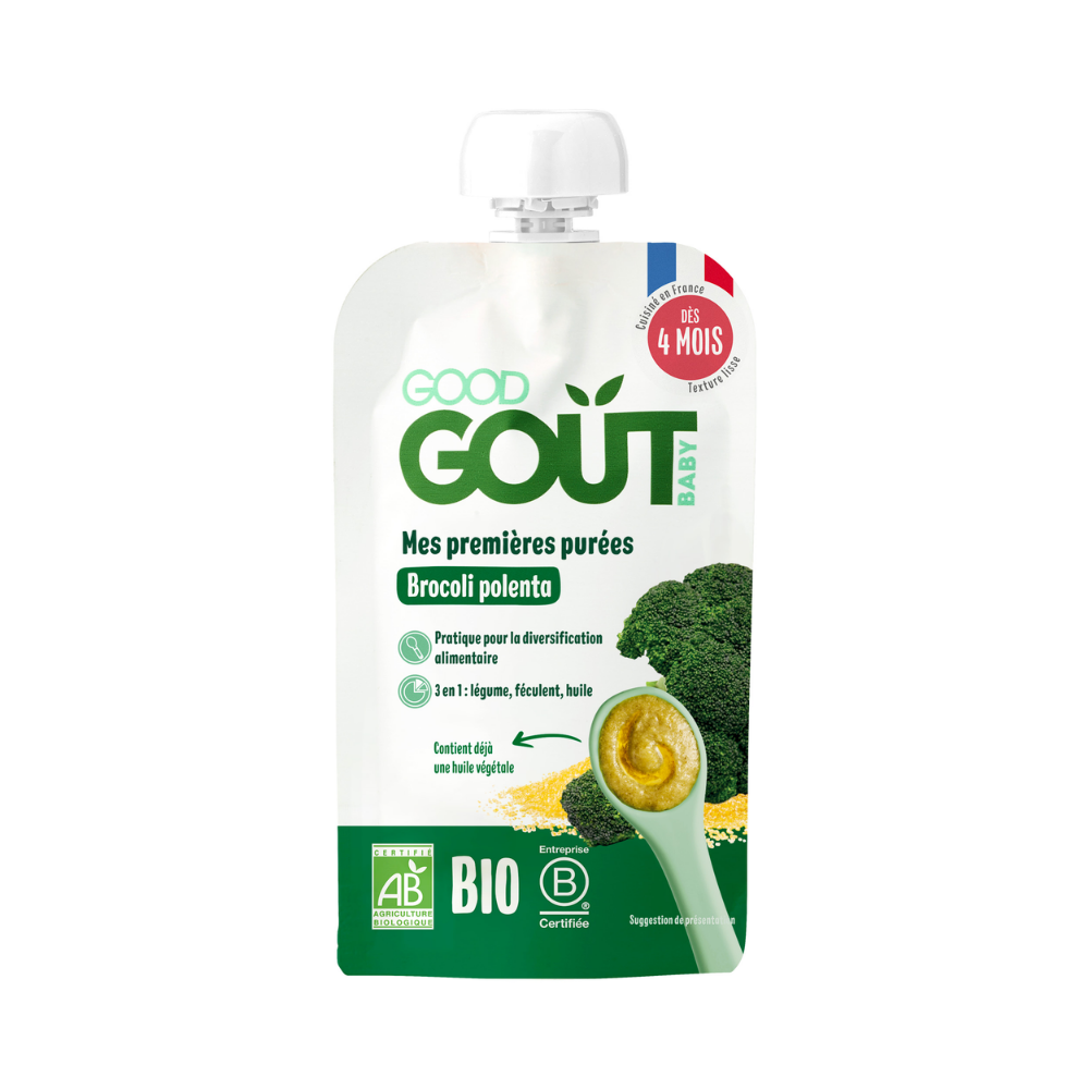 Gourde brocoli polenta bio (dès 4 mois)