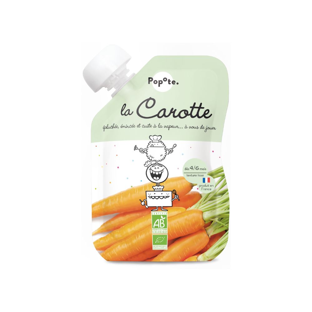 Gourde carotte bio (dès 4 mois)