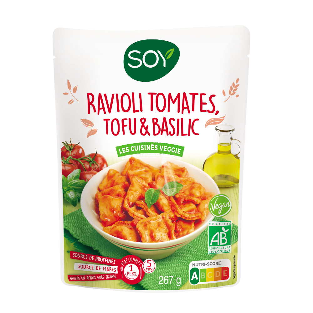 Ravioli tomate "les cuisinés veggie" bio