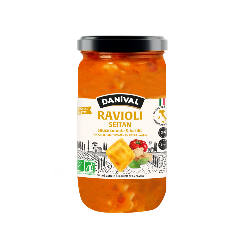 Ravioli au seitan bio