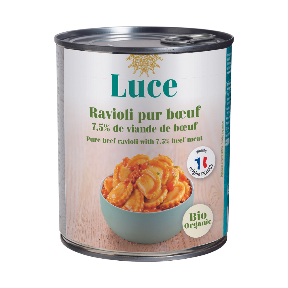 Ravioli pur boeuf bio