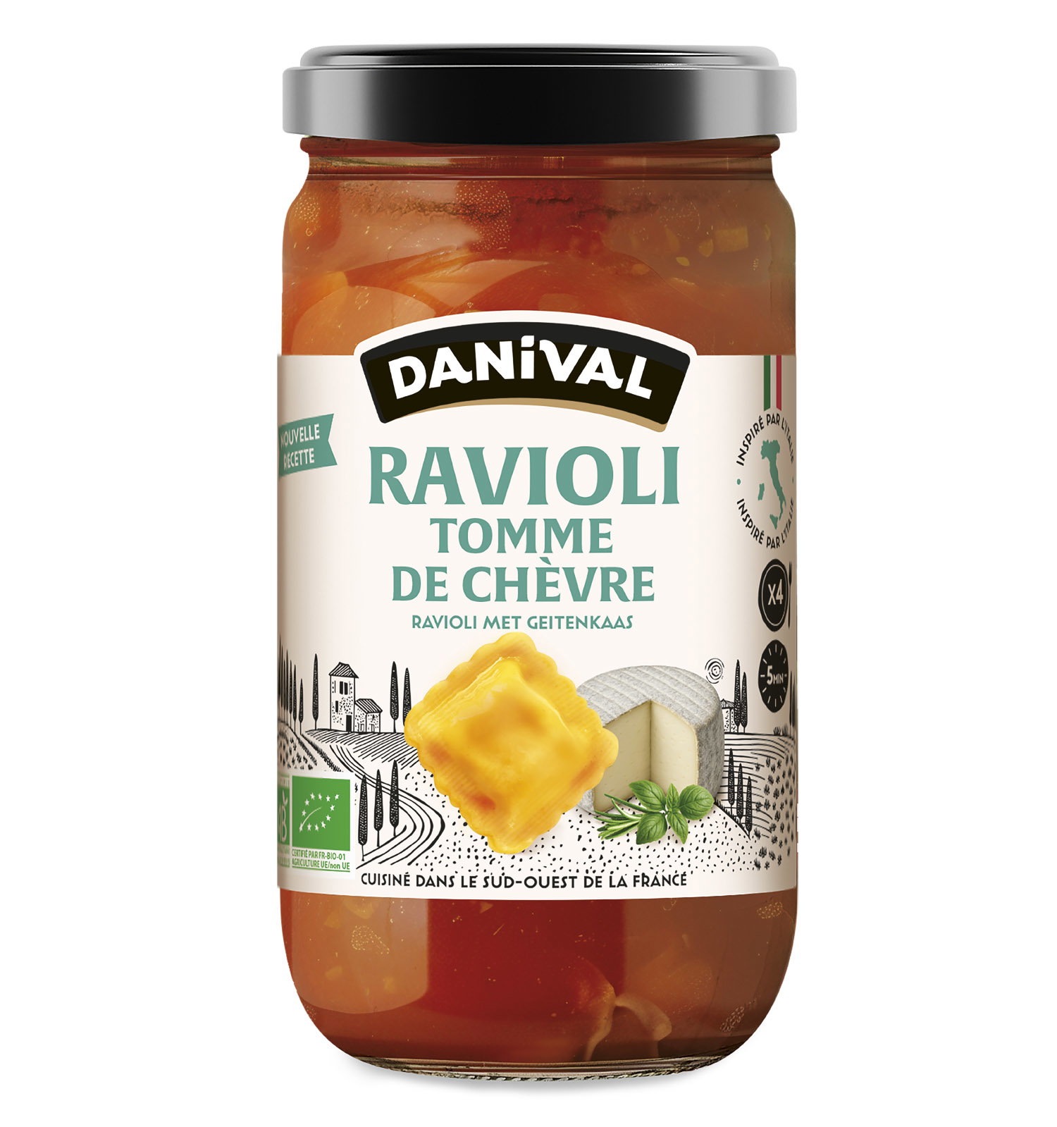Ravioli tomme de chèvre bio