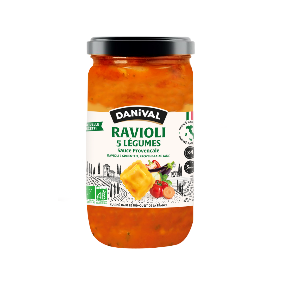 Raviolis 5 légumes bio