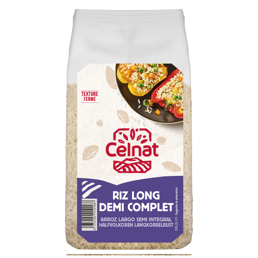 Riz long demi-complet bio