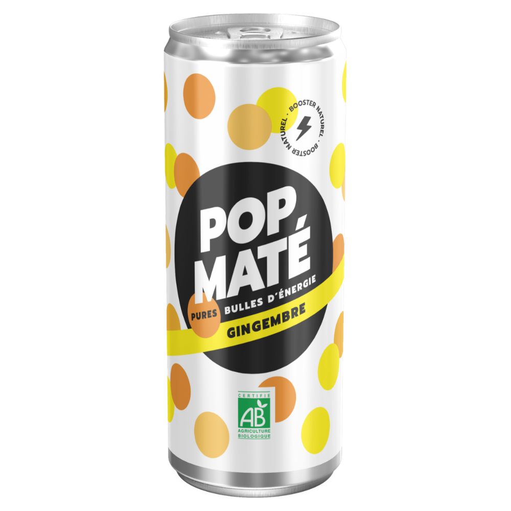Canette gingembre maté bio