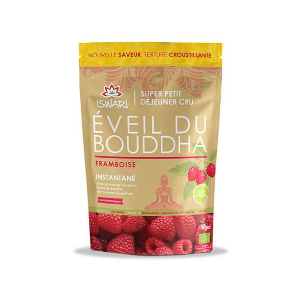Petit déjeuner éveil du bouddha à la framboise bio