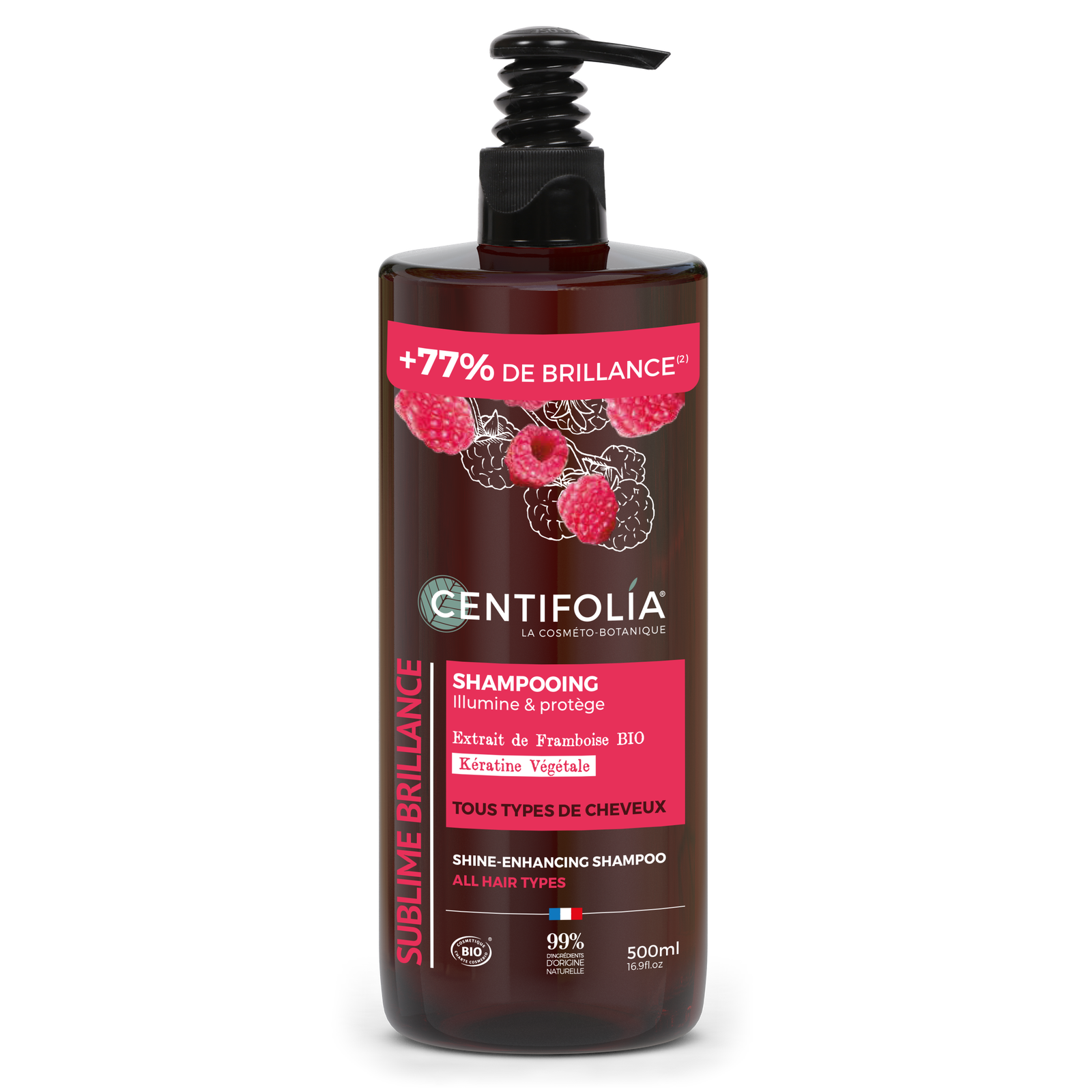 Shampoing brillance tous types de cheveux