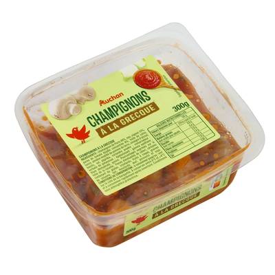 Auchan Champignons à la Grecque, 300g