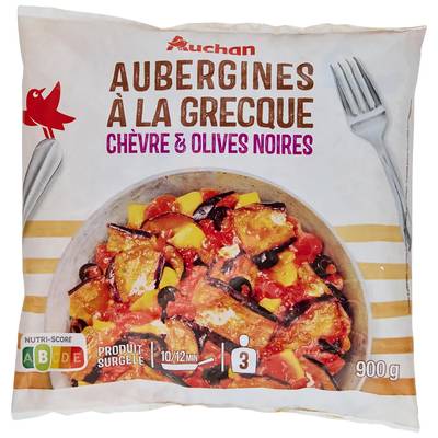 Auchan Aubergines à la Grecque, 900g