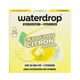 Waterdrop Cubes d'hydratation saveur thé glacé citron - 12 cubes, 25,2g