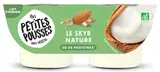 Skyr au lait d'amande nature BIO, Les Petites Pousses (2 x 100 g)