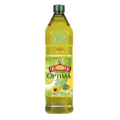 Huile optima olive + tournesol BIO, Tramier (1 L)