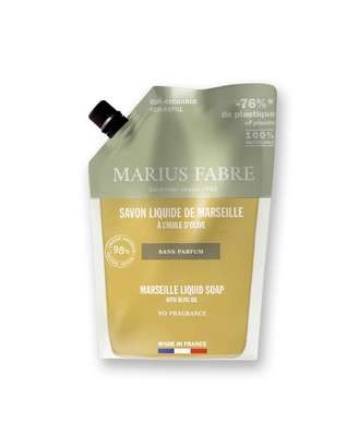 Savon Liquide de Marseille recharge - Sans parfum, Marius Fabre (1 L)