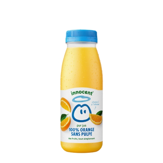 Jus d'Orange Sans pulpe Pur Jus Sans Sucres Ajoutés INNOCENT
