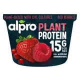 Yaourt végétal soja protéiné fruits rouges et dattes ALPRO