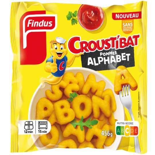 Pommes Alphabet Croustibat FINDUS