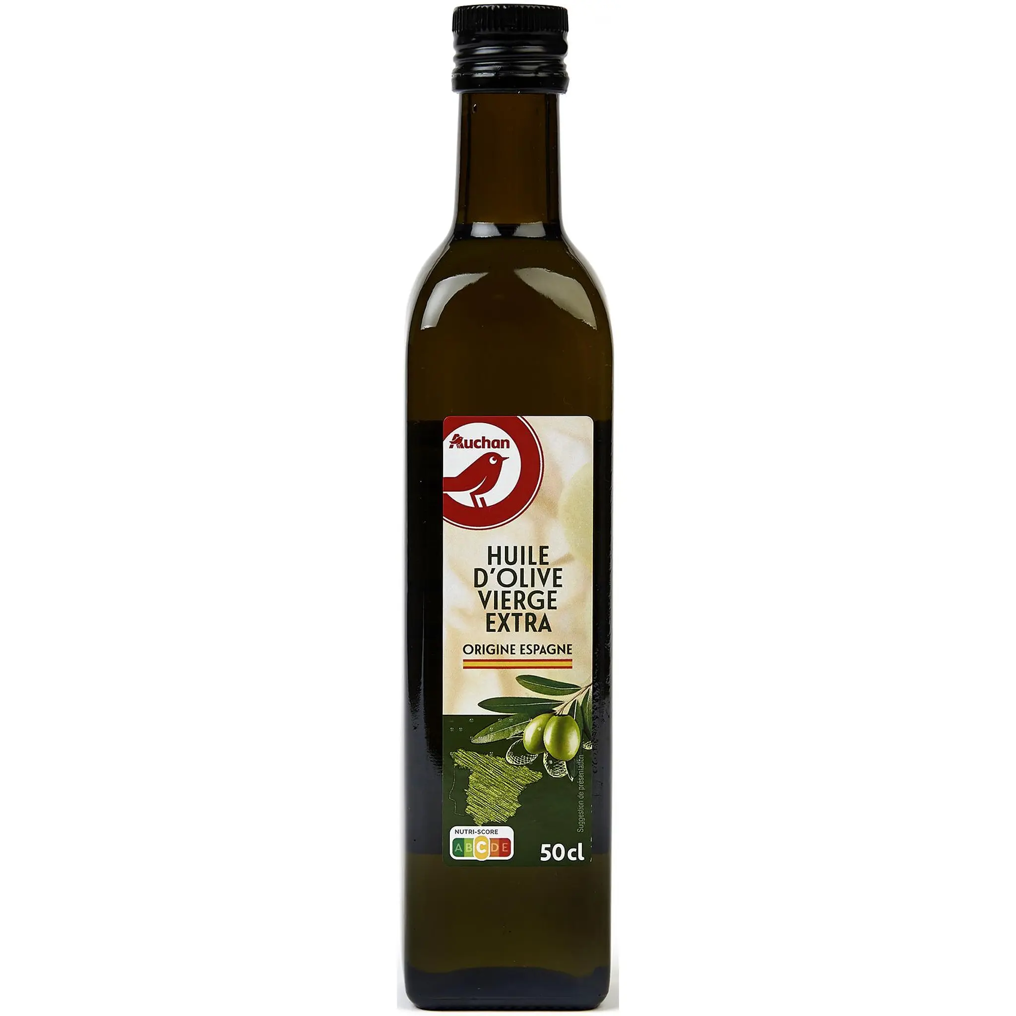 AUCHAN Huile d'olive vierge extra origine Espagne